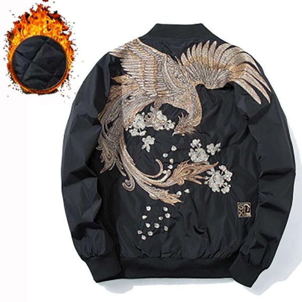 fashion men coats phoenix embroidery jacket thin/thicken autumn winter windbreaker sporter baseball uniform outwear women clothe, Black;brown
fashion men coats phoenix embroidery jacket thin/thicken autumn winter windbreaker sporter baseball uniform outwear women clothe, Black;brown