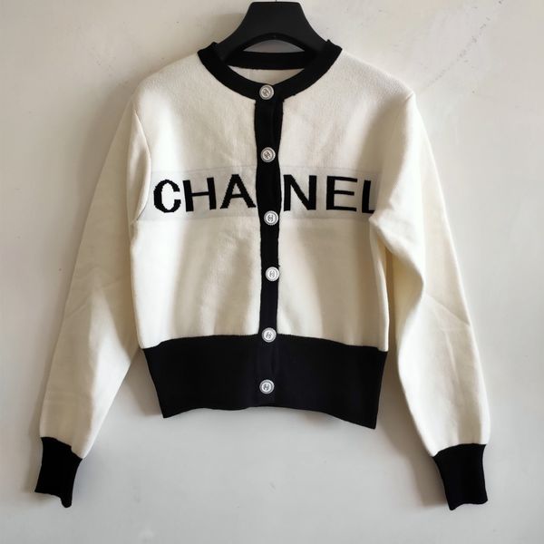 2020 spring black/blue/red letter print spring women's cardigan brand same style women's sweaters 030829, White;black
2020 spring black/blue/red letter print spring women's cardigan brand same style women's sweaters 030829, White;black