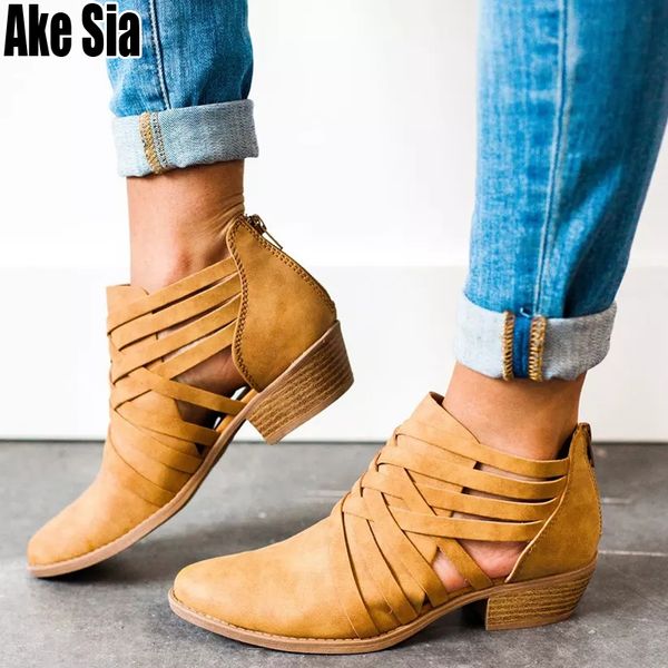 new women hollow out zip summer ankle boots rome new plus size female thick middle heels ladies fashion sandals boots shoes a810, Black
new women hollow out zip summer ankle boots rome new plus size female thick middle heels ladies fashion sandals boots shoes a810, Black