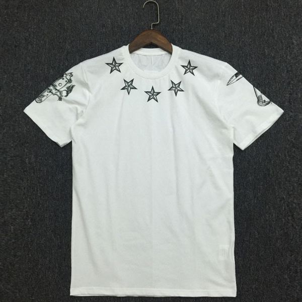 19ss mens t shirt fashion casual couple short sleeve mens star print casual tees black white size s-2xl, White;black
19ss mens t shirt fashion casual couple short sleeve mens star print casual tees black white size s-2xl, White;black