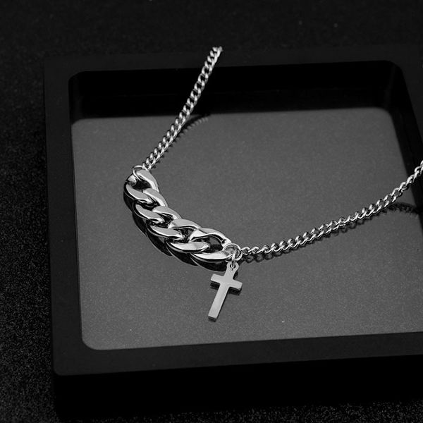 cross necklaces mens neck chain fashion long necklaces pendant fashion stainless steel necklace hip hop punk jewelry on the neck, Silver
cross necklaces mens neck chain fashion long necklaces pendant fashion stainless steel necklace hip hop punk jewelry on the neck, Silver