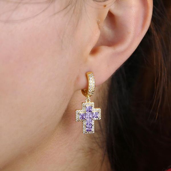 dangle & chandelier 2021 summer iced out sparking bling white purple 2 color fashion cross charm earring paved luxury cz for wedding gif, Silver
dangle & chandelier 2021 summer iced out sparking bling white purple 2 color fashion cross charm earring paved luxury cz for wedding gif, Silver