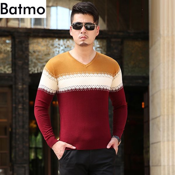 batmo 2018 new arrival autumn&winter casual sweater men,men's casual sweaters plus-size -8xl 8801, White;black
batmo 2018 new arrival autumn&winter casual sweater men,men's casual sweaters plus-size -8xl 8801, White;black