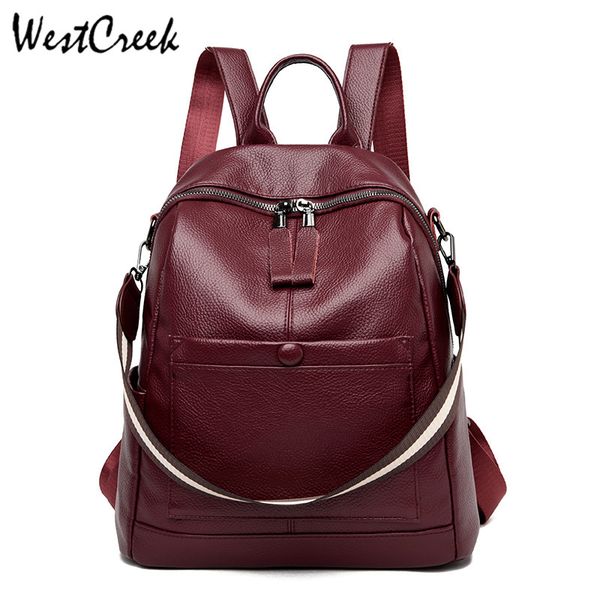 westcreek brand cute shoulder bag women backpack purse leather lychee pattern feminine multifunctional back pack bookbag
westcreek brand cute shoulder bag women backpack purse leather lychee pattern feminine multifunctional back pack bookbag