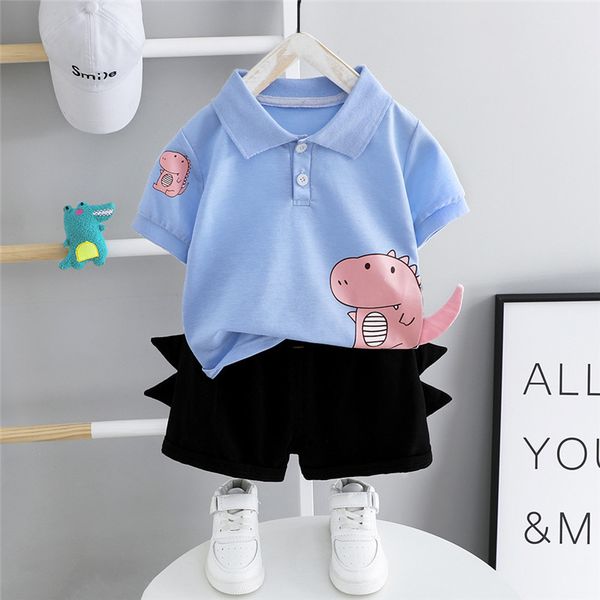 kids boys clothes 2020 summer boy clothing sets short sleeves dinosaur shirt+ shorts suits children clothing, White
kids boys clothes 2020 summer boy clothing sets short sleeves dinosaur shirt+ shorts suits children clothing, White