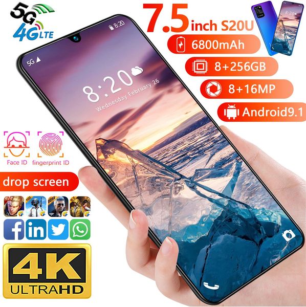 взрыв 7,5 дюйма большого экрана смартфон сий 8 + 256g большой объем память мобильный телефон
взрыв 7,5 дюйма большого экрана смартфон сий 8 + 256g большой объем память мобильный телефон