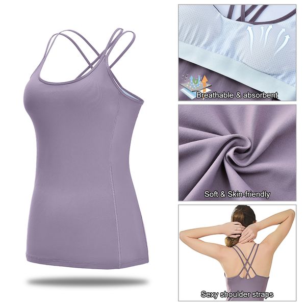 lixada women's cycling vest open back quick drying sports bras gym sports running tank top, Black
lixada women's cycling vest open back quick drying sports bras gym sports running tank top, Black