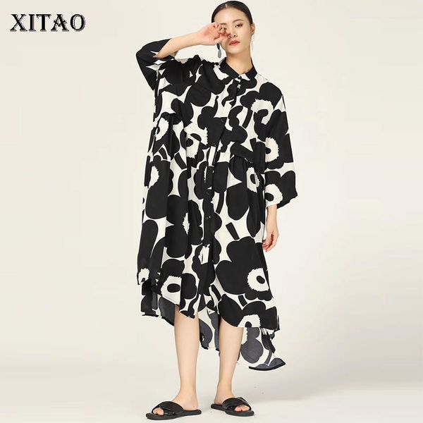 xitao print pleated irregular black dress women fashion match all clothes 2019 stand collar elegant dress autumn new zll4319, Black;pink
xitao print pleated irregular black dress women fashion match all clothes 2019 stand collar elegant dress autumn new zll4319, Black;pink