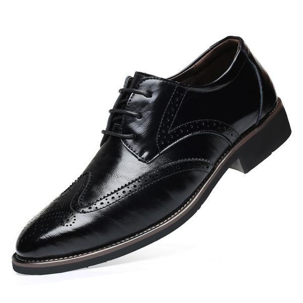 2019 new men oxford genuine leather dress shoes brogue lace up flats male casual shoes black brown size 38-48
2019 new men oxford genuine leather dress shoes brogue lace up flats male casual shoes black brown size 38-48