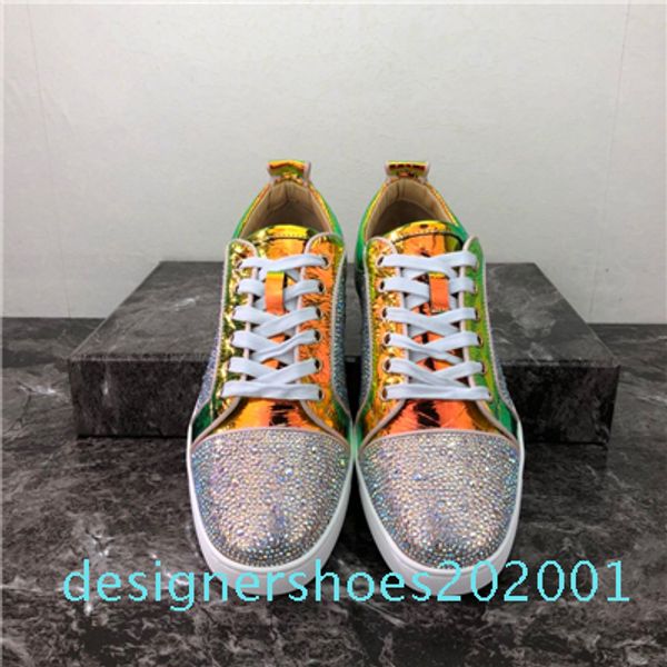 2020 men women casual shoes designer red bottoms studded spikes fashion insider sneakers red leather low size34-48 d01, Black
2020 men women casual shoes designer red bottoms studded spikes fashion insider sneakers red leather low size34-48 d01, Black