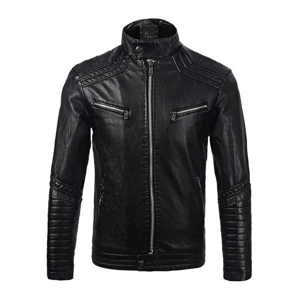 kimsere men's fashion leather biker jackets and coats fleece lined warm pu outerwear thicken thermal motorcycle jacket, Black;brown
kimsere men's fashion leather biker jackets and coats fleece lined warm pu outerwear thicken thermal motorcycle jacket, Black;brown