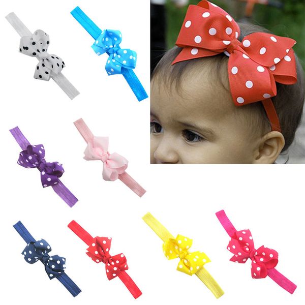 new baby girls headbands elastic polka dot bow headband children kids hair accessories baby girls bowknot hairbands headwear, Slivery;white
new baby girls headbands elastic polka dot bow headband children kids hair accessories baby girls bowknot hairbands headwear, Slivery;white