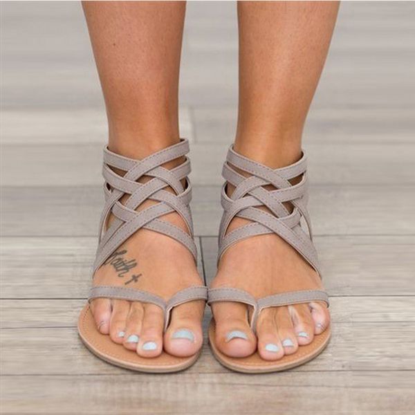 fashion gladiator for summer female flat rome style cross tied sandals shoes women 43 s20326, Black
fashion gladiator for summer female flat rome style cross tied sandals shoes women 43 s20326, Black