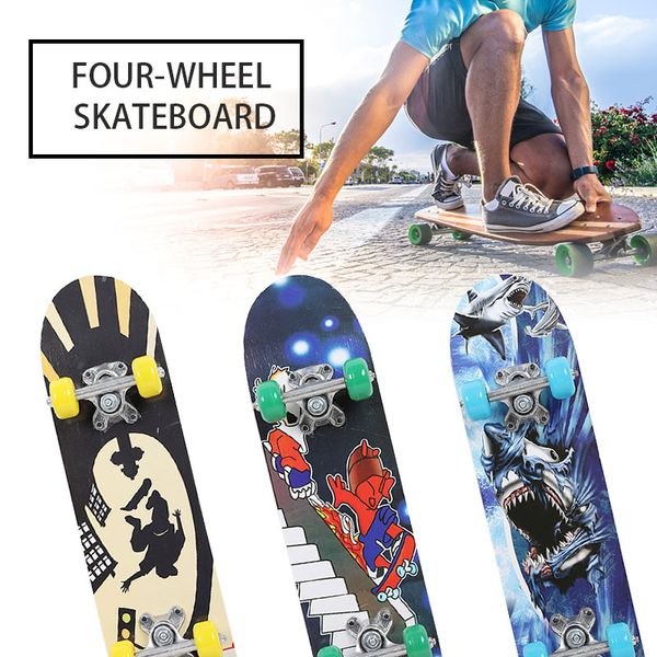 four-wheel maple primary skateboard 60x15x10cm mini outdoor sports for children girls gift cool professional street board
four-wheel maple primary skateboard 60x15x10cm mini outdoor sports for children girls gift cool professional street board