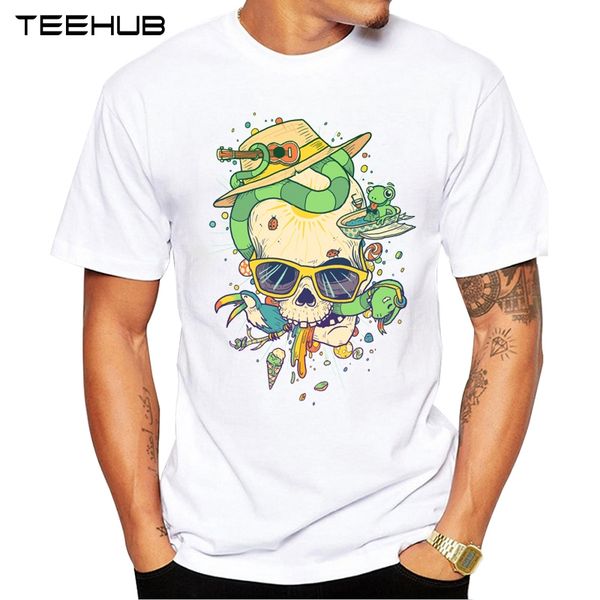 new arrivals 2019 teehub cool design men's fashion summer skull printed t-shirt short sleeve o-neck hipster tee, White;black
new arrivals 2019 teehub cool design men's fashion summer skull printed t-shirt short sleeve o-neck hipster tee, White;black