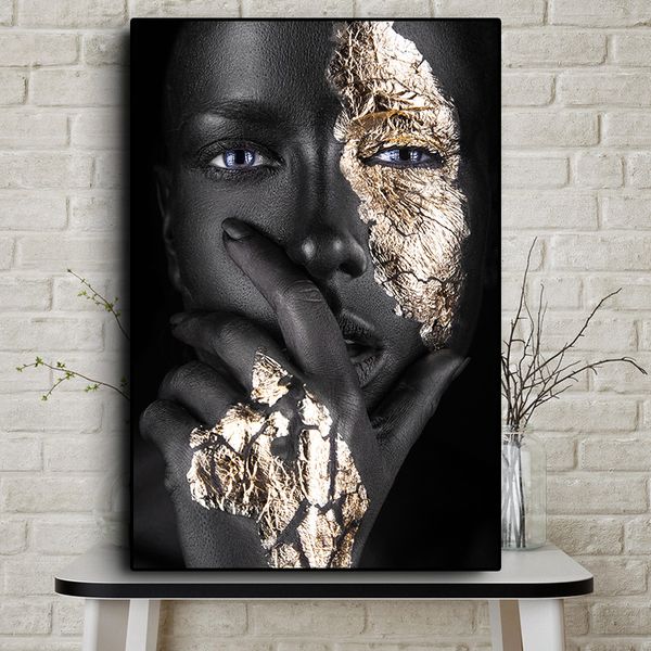 140x200cm африканское искусство черный и золотой женщина картина маслом на холсте куадрос плакаты и гравюр стены искусства картина для гости
140x200cm африканское искусство черный и золотой женщина картина маслом на холсте куадрос плакаты и гравюр стены искусства картина для гости