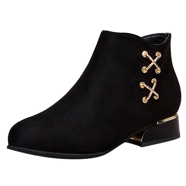 outdoor round head suede suqare heels zipper pure color booties shoes fashion women solid color ankle boots zapatos de mujer, Black
outdoor round head suede suqare heels zipper pure color booties shoes fashion women solid color ankle boots zapatos de mujer, Black