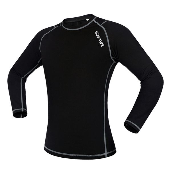1 piece cycling long sleeve jersey outdoor sports black white quick dry and elastic, Black;blue
1 piece cycling long sleeve jersey outdoor sports black white quick dry and elastic, Black;blue