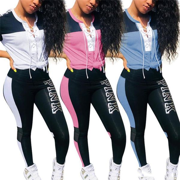 Women pink ummer track uit hort leeve lace t hirt trip pant tight 2 piece port uit letter print brand jogger outfit 3xl
Women pink ummer track uit hort leeve lace t hirt trip pant tight 2 piece port uit letter print brand jogger outfit 3xl