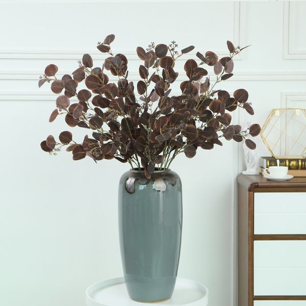 decorative flowers & wreaths 95cm simulated eucalyptus money leaf artificial plants silk pulp with fruit wedding el home desk decoration
decorative flowers & wreaths 95cm simulated eucalyptus money leaf artificial plants silk pulp with fruit wedding el home desk decoration