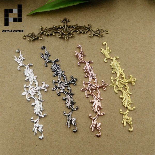 basehome 20pcs/lot 10x52mm 6 colors flower motif charms europe style jewelry findings wholesale vintage pendant charms diy, Bronze;silver
basehome 20pcs/lot 10x52mm 6 colors flower motif charms europe style jewelry findings wholesale vintage pendant charms diy, Bronze;silver