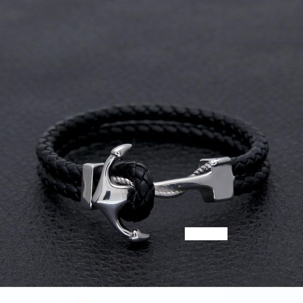 new 2017 fashion charm leather anchor bracelets popular bangle handmade black leather bracelets hooks men's bracelets, Golden;silver
new 2017 fashion charm leather anchor bracelets popular bangle handmade black leather bracelets hooks men's bracelets, Golden;silver