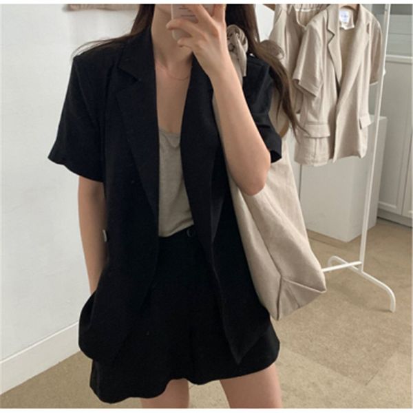 women's suits & blazers 2021 arrivals chic fashion elegant double breasted vintage warm korean style simple basic all match, White;black
women's suits & blazers 2021 arrivals chic fashion elegant double breasted vintage warm korean style simple basic all match, White;black