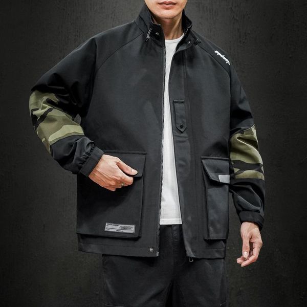 2020 new patchwork camouflage jacket men windbreaker spring autumn mens jackets and coats japanese streetwear korean clothes, Black;brown
2020 new patchwork camouflage jacket men windbreaker spring autumn mens jackets and coats japanese streetwear korean clothes, Black;brown