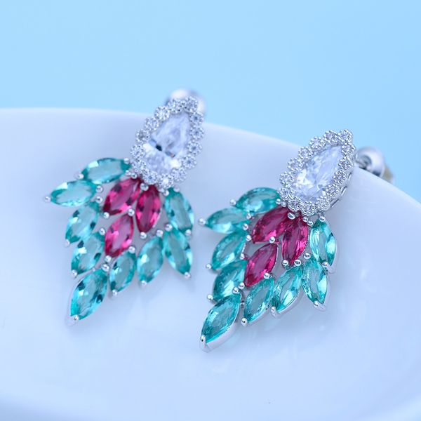 bilincolor fashion trendy cute light blue cubic zirconia drop earring for women, Silver
bilincolor fashion trendy cute light blue cubic zirconia drop earring for women, Silver