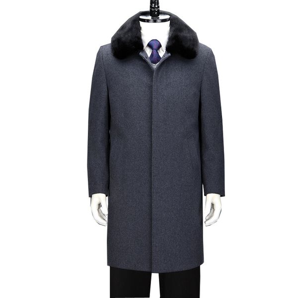 new winter cashmere coat men mink collar wool golden liner nick woolen overcoat casual high-grade plus size m l 2xl 3xl 4xl, Black
new winter cashmere coat men mink collar wool golden liner nick woolen overcoat casual high-grade plus size m l 2xl 3xl 4xl, Black