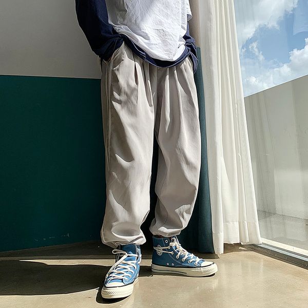 2020 spring summer new youth popular thin loose sweat pants fashion casual bottom harem pants black / khaki / blue m-5xl
2020 spring summer new youth popular thin loose sweat pants fashion casual bottom harem pants black / khaki / blue m-5xl