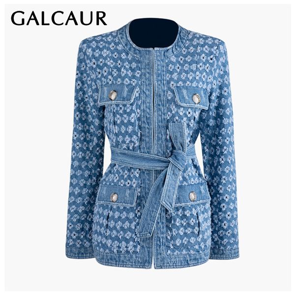 galcaur autumn denim streetwear female coat o neck long sleeve pocket hollow out lace up coats for women fashion new 2019, Black;brown
galcaur autumn denim streetwear female coat o neck long sleeve pocket hollow out lace up coats for women fashion new 2019, Black;brown