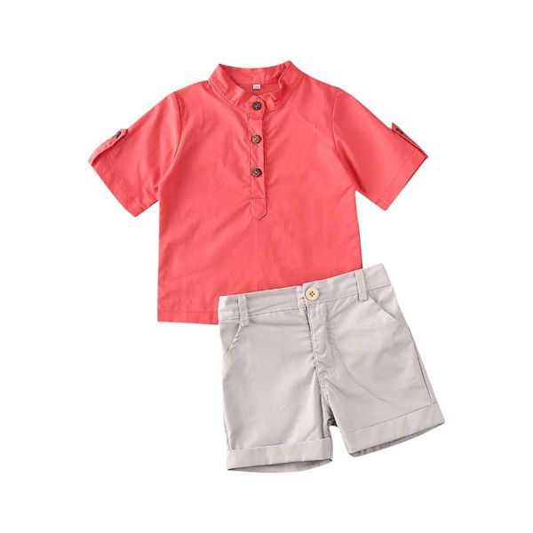 children's summer clothing toddler baby kids boys girls clothes sets solid t-shirt +shorts gentleman outfits, White
children's summer clothing toddler baby kids boys girls clothes sets solid t-shirt +shorts gentleman outfits, White