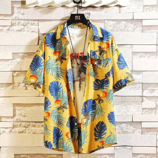 ale summer mens shirts short sleeve casual men's shirts loose all match plus size print mens hawaiian shirt 5xl, White;black
ale summer mens shirts short sleeve casual men's shirts loose all match plus size print mens hawaiian shirt 5xl, White;black