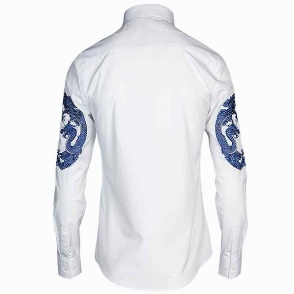 2020 new fashion mens casual dress shirts long sleeve turn down collar single button male shirts cotton royal dragon and cheung, White;black
2020 new fashion mens casual dress shirts long sleeve turn down collar single button male shirts cotton royal dragon and cheung, White;black