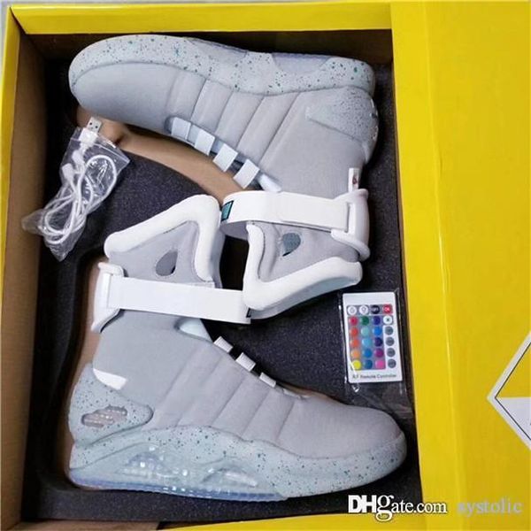 2020 air mag back to the future glow in the dark gray boots sneakers marty mcfly led shoes black mag marty mcflys sneakers with box
2020 air mag back to the future glow in the dark gray boots sneakers marty mcfly led shoes black mag marty mcflys sneakers with box