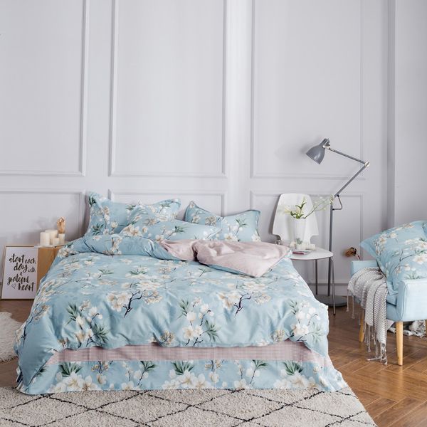 unihome 100% cotton duvet cover sets, print floral pattern design, full size (hzyc
unihome 100% cotton duvet cover sets, print floral pattern design, full size (hzyc