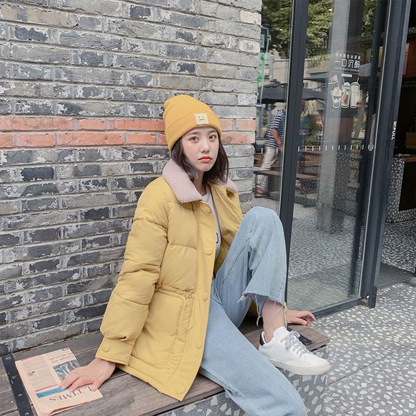 causal short women winter jacket cotton padded warm thicken wool stand collar ladies short coats down parkas, Black
causal short women winter jacket cotton padded warm thicken wool stand collar ladies short coats down parkas, Black