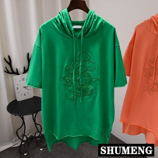 cool cotton graphic tee women summer loose oversized hooded t shirt embroidery cartoon femme short sleeve soft casual tee, White
cool cotton graphic tee women summer loose oversized hooded t shirt embroidery cartoon femme short sleeve soft casual tee, White