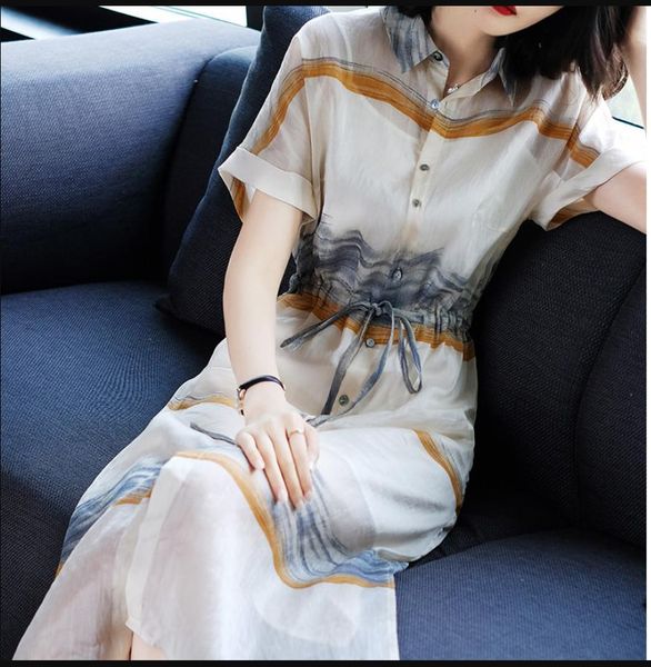 shirt dresses women 2019 summer new women's short-sleeved waist small fragrance skirt skirt printing long loose dress 8888-5, Black;gray
shirt dresses women 2019 summer new women's short-sleeved waist small fragrance skirt skirt printing long loose dress 8888-5, Black;gray