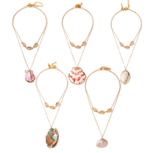 2019 boho shell pendant necklace conch seashell cowrie hawaii necklace women pendants chain beach jewelry collier femme women, Silver
2019 boho shell pendant necklace conch seashell cowrie hawaii necklace women pendants chain beach jewelry collier femme women, Silver