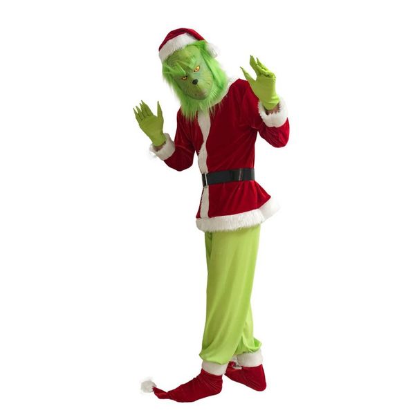 1 pc christmas cosplay costume set clothes santa hat, coat, waist belt, gloves, pants, shoe covers for xmas party
1 pc christmas cosplay costume set clothes santa hat, coat, waist belt, gloves, pants, shoe covers for xmas party