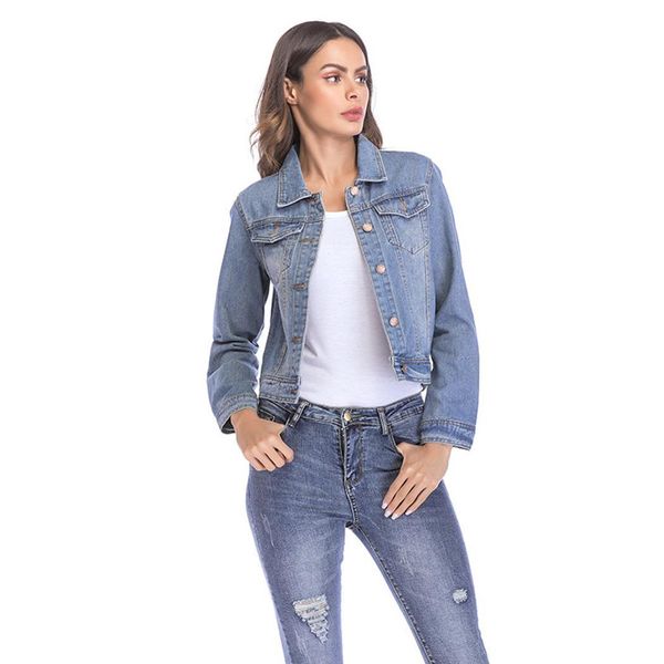 women fashion denim jean jacket slim button, pocket coat casual solid long sleeve pocket denim jean coat, Black;brown
women fashion denim jean jacket slim button, pocket coat casual solid long sleeve pocket denim jean coat, Black;brown