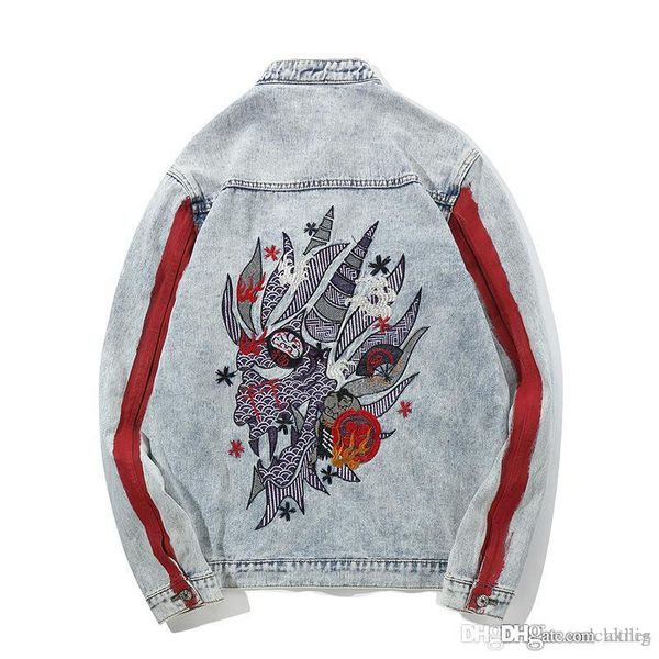 2020 hole print street tide brand original designer coat jeans pattern for hip hop punk youth outerwear mens designer coats, Black;brown
2020 hole print street tide brand original designer coat jeans pattern for hip hop punk youth outerwear mens designer coats, Black;brown
