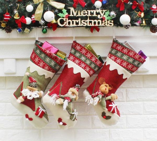 1pcs christmas decorations for home new year present navidad christmas gift bag kerstsok stocking bolsas de navidad
1pcs christmas decorations for home new year present navidad christmas gift bag kerstsok stocking bolsas de navidad