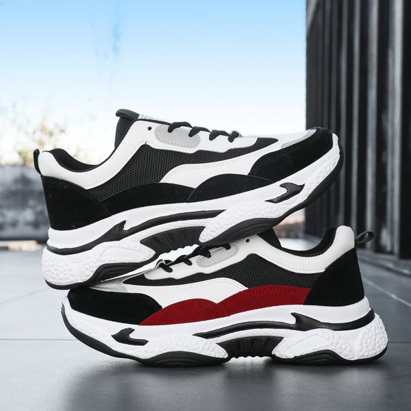 2020 fashion men casual shoes sport chunky mesh sneakers knit joggers nyfw trainers men triple s outdoor trainers, Black 
2020 fashion men casual shoes sport chunky mesh sneakers knit joggers nyfw trainers men triple s outdoor trainers, Black