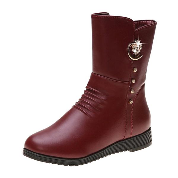 ladies autumn and winter plus velvet warm side zipper rhinestone flat cotton boots mother shoes in the boots snow, Black
ladies autumn and winter plus velvet warm side zipper rhinestone flat cotton boots mother shoes in the boots snow, Black