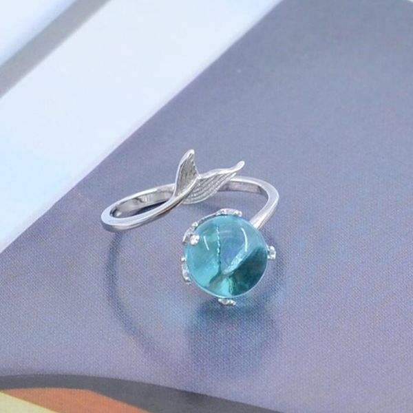 925 silver sterling hand made mermaid foam opening size adjustable female style simple fashion fishtail ring accessories
925 silver sterling hand made mermaid foam opening size adjustable female style simple fashion fishtail ring accessories
