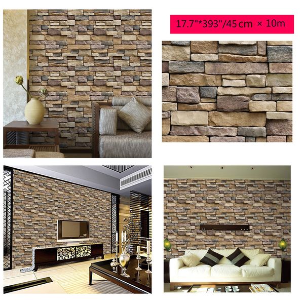 quality eco friendly10mx45cm self adhesive wallpaper 3d wall 10 meters brick stone rustic effect wall paper home decoration vint
quality eco friendly10mx45cm self adhesive wallpaper 3d wall 10 meters brick stone rustic effect wall paper home decoration vint