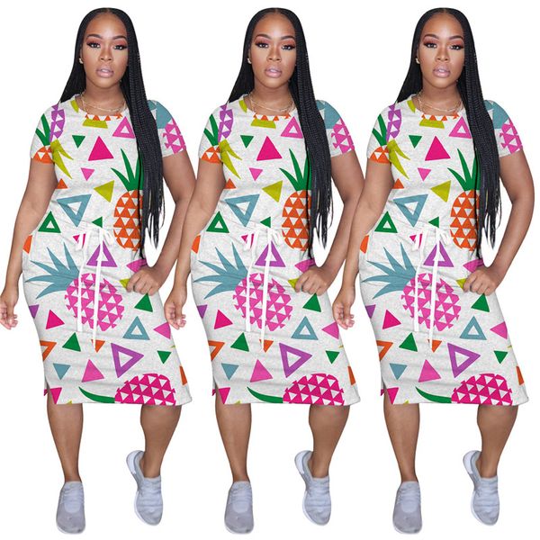 designers females fruit printed dress casual loose crew neck womens dress fashion short sleeve ladies dress, Black;gray
designers females fruit printed dress casual loose crew neck womens dress fashion short sleeve ladies dress, Black;gray